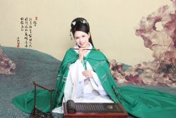 -后宫·古装汉服京剧儿童亲子全家福摄影