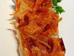 白芦笋樱花虾虾肉锅贴-杭州西子湖四季酒店·金沙厅