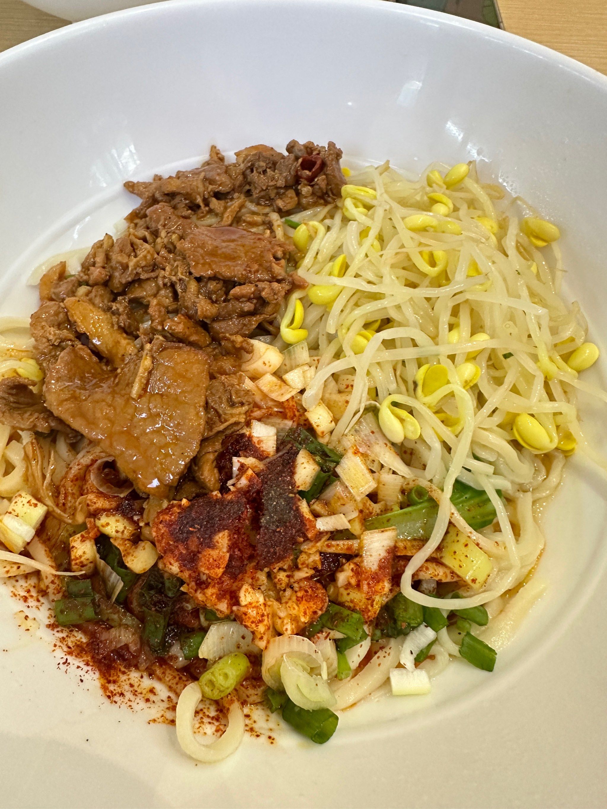 油泼面 肉臊子,无敌