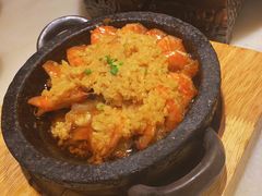 石板蒜蓉虾-小菜园新徽菜(马鞍山金鹰店)