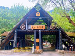 -天门沟九州驿站树上汤泉