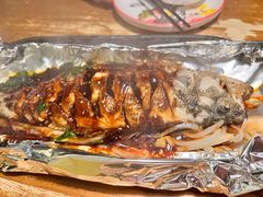 葱油鲈鱼-新白鹿餐厅(龙游路总店·杭帮菜名店)