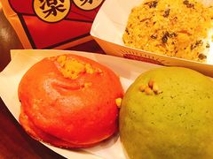 酥松青青团&芋泥流沙粉粉团-LELECHA乐乐茶(上海五角场万达广场店)