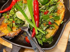 香茅草烤罗非鱼-云海肴·汽锅鸡·云南菜(天山百盛优客店)