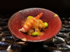 水蜜桃鲜虾色拉-松涛日本料理