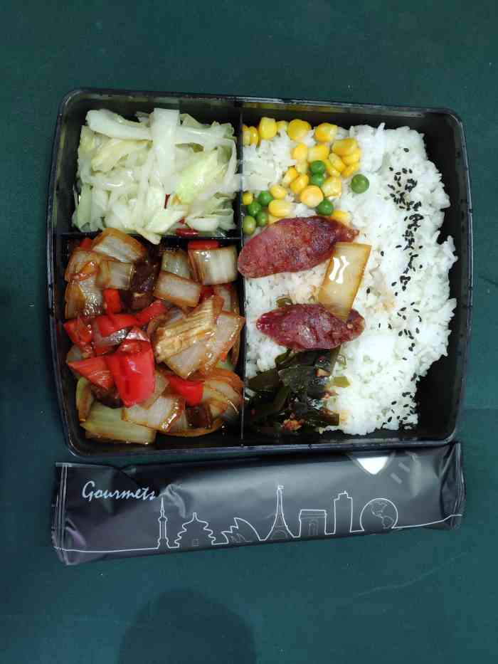 孩上课点的外卖,没看到实物,反应还不错