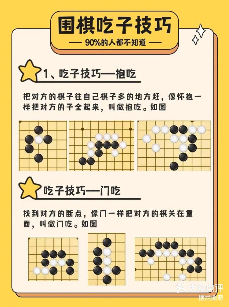 围棋七种吃子方法图解图片