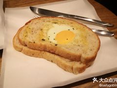 太阳蛋培根烤吐司-星巴克(远洋店)