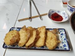 鸡蛋炸馒头片-大槐树烤肉馆