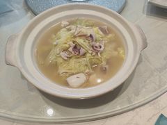 -海派美食·家宴海鲜青岛菜·石锅鲽鱼头(东方城店)