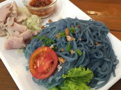 -蝶豆花蓝面条