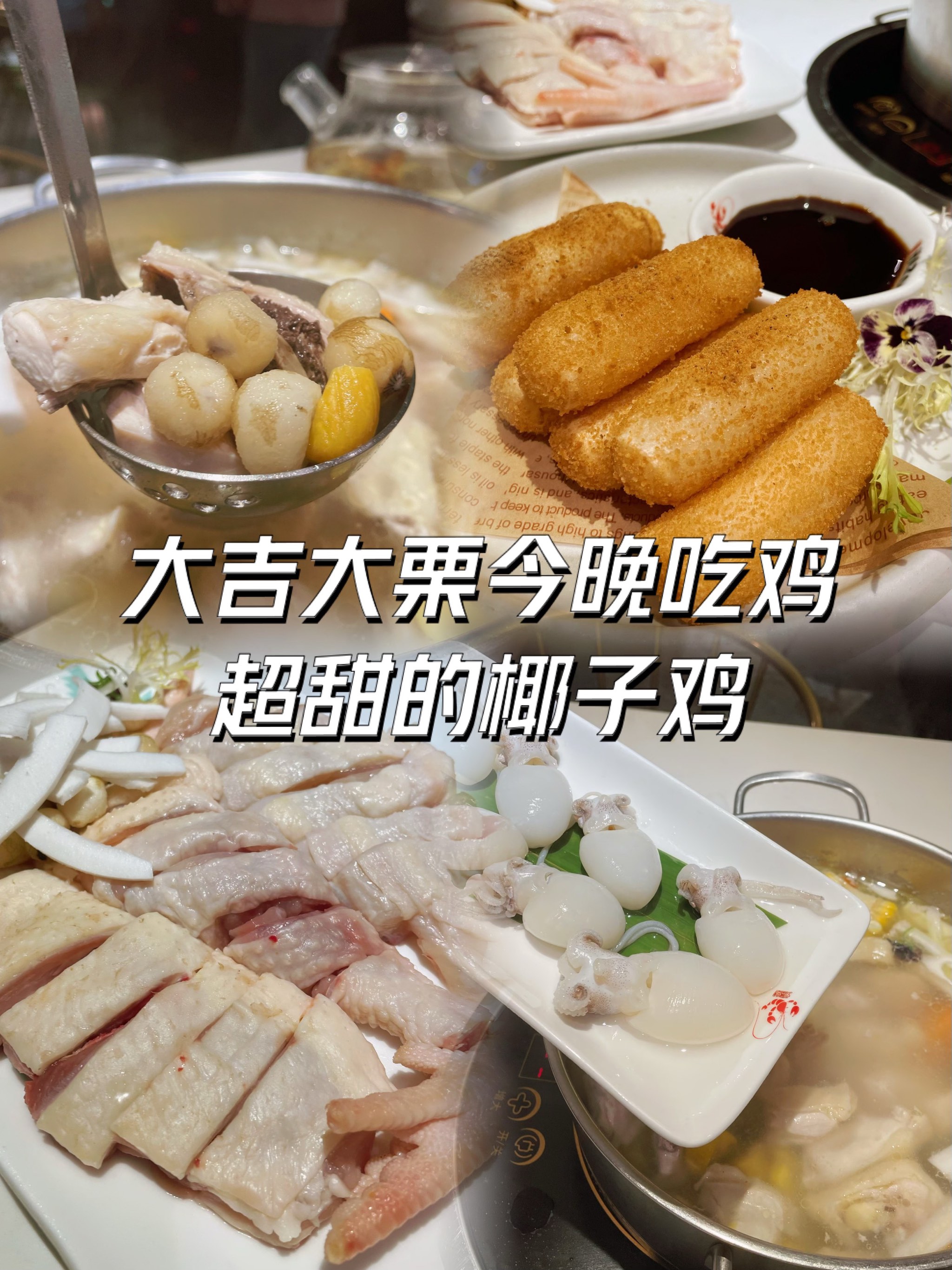 板栗椰子鸡图片