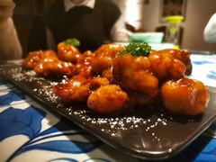 雪花糖醋里脊-绿茶餐厅(布吉万象汇店)