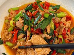 小炒肉（带汤）-湘缘道客•湘缘饭店·25年湘菜馆(古墩路店)