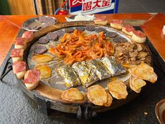 -老姐石板烧烤+铜炭火锅(总店)