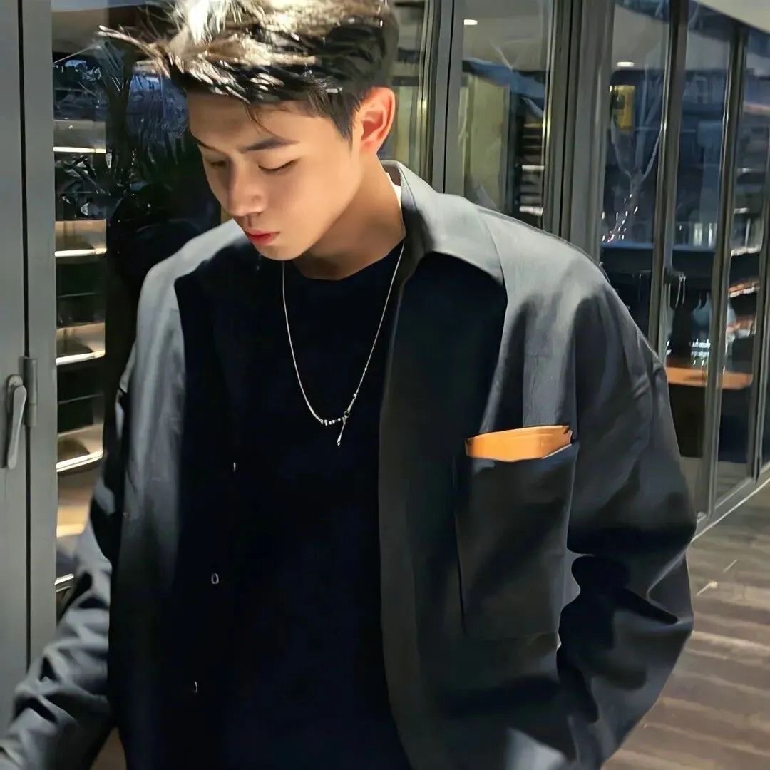 学剪帅气男生头