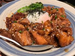 照烧鸡肉温泉蛋拌饭-山葵家·创意料理(万象汇店)