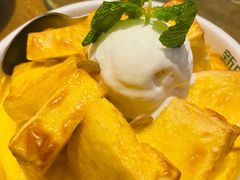 冰淇淋烤布雷-新白鹿餐厅(龙游路总店·杭帮菜名店)
