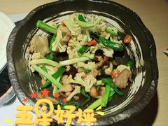 油渣有机花菜-关东小磨东北菜(上海长风大悦城店)