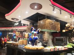 自助取餐区-四海一家自助餐(益田假日广场店)