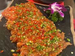 双椒牛肉-捞三国美蛙鲜鱼火锅(茂业店)