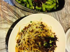 脆爽凉拌毛豆-靓靓蒸虾(中山公园店)