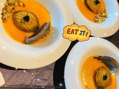 蟹粉虾汤蛋羹黑鱼籽蒸鲍鱼-蟹榭·本帮江浙菜·蟹宴(五角场合生汇商场店)