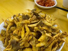 干炸鲜蘑-屋里家延边朝鲜族冷面(南园店)