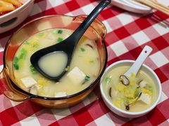 鸡汤小白菜煮榆林豆腐-西贝(上海新梅广场店)