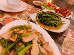 炒水菜通菜-厨屋餐厅