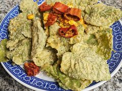 面拖桑树叶-天台徐家小吃