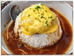 芝士牛肉汉堡咖喱饭-红小满休闲餐厅(十全街店)