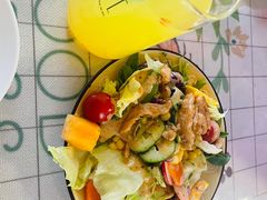 香橙鸡肉沙拉-Rabbit Cafe私房西餐甜点咖啡(栖霞路店)