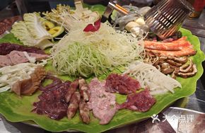 Twelve Meat and Twelve Vegetable Large Platter