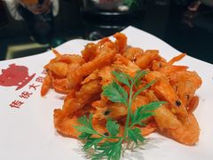 干炸黄河白虾-阿庄新豫菜(通泰路店)