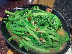 豆豉鲮鱼油麦菜-潮十三潮汕砂锅粥(高新四路大都荟店)