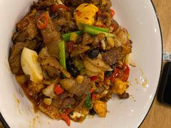 拆骨肉炒荷包蛋-俏湘厨•地道湘菜(建华南路店)