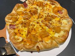 鎏金咸蛋黄嫩鸡披萨-必胜客(包头万达店)