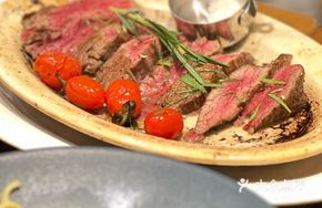 Hot Pan Pan-Seared American Grain-Fed Angus Ribeye Steak