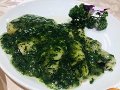 荠菜溜黄鱼卷-老半斋(福州路店)