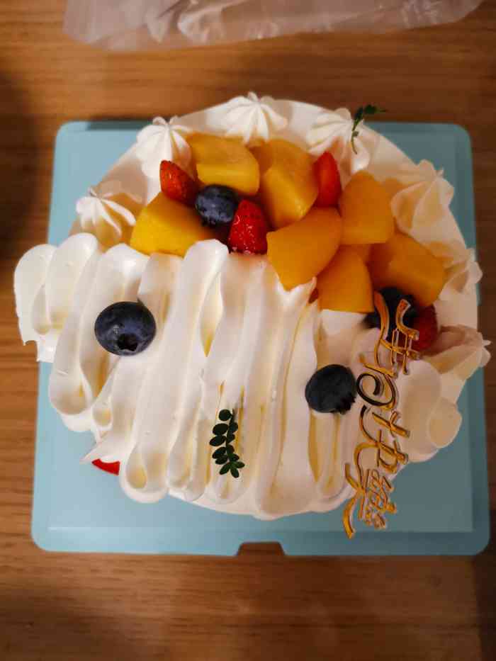 安妮贝可生日蛋糕(江夏店)-"这家店位置有点偏,是在美团找到的,离上班