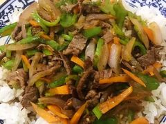 孜然羊肉盖烧饭-伊祥·敦煌楼