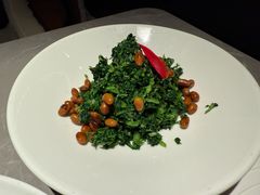 芥兰苗拌甜黄豆-醉庐·新上海菜(南京西路店)
