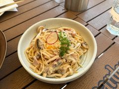 培根蘑菇芝士意面-MARU玛露音乐餐厅(大学路店)