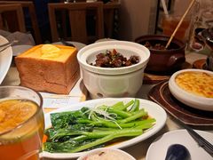 油淋脆菜心-绿茶餐厅(西单老佛爷店)