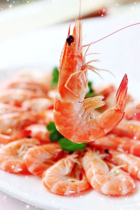 凯洲皇冠假日酒店中餐厅白灼基围虾图片 - 第1张