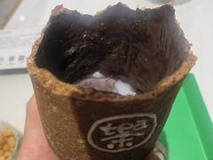 饼干杯奶盖茶-茶是一枝花泡茶店