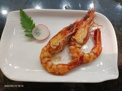 黄金烧九节虾-極上萬膳·日料放题(海岸城店)