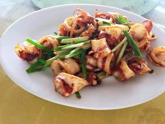 酱爆鱿鱼筒-乡味海鲜农家菜·巽寮土窑鸡(地道美食店)