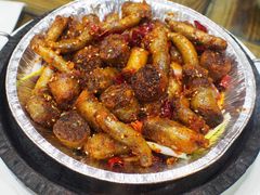 烤羊肠-老白驼退骨特色美食